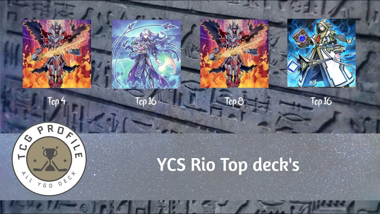 YCS Rio Top deck's - Mathmech, Tearlament Danger!, Ignister Mathmech and Invoked Branded
