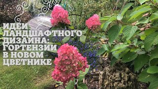 видео: Идеи ландшафтного дизайна: гортензии в новом цветнике картинка: Идеи ландшафтного дизайна: гортензии в новом цветнике