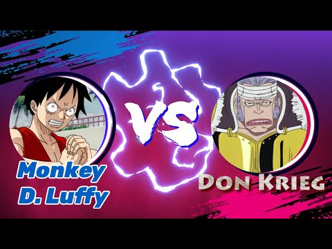 Luffy VS Don Krieg Full Fight Baratie Arc, East Blue Saga