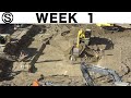 Week 1 of the Ⓢ series of construction time-lapses