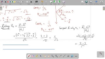 3.19 i^ and j^ are unit vectors along x- & y- axis respectively. What is the magnitude and direction