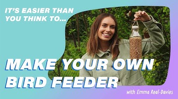 How to make your own bird feeder | It