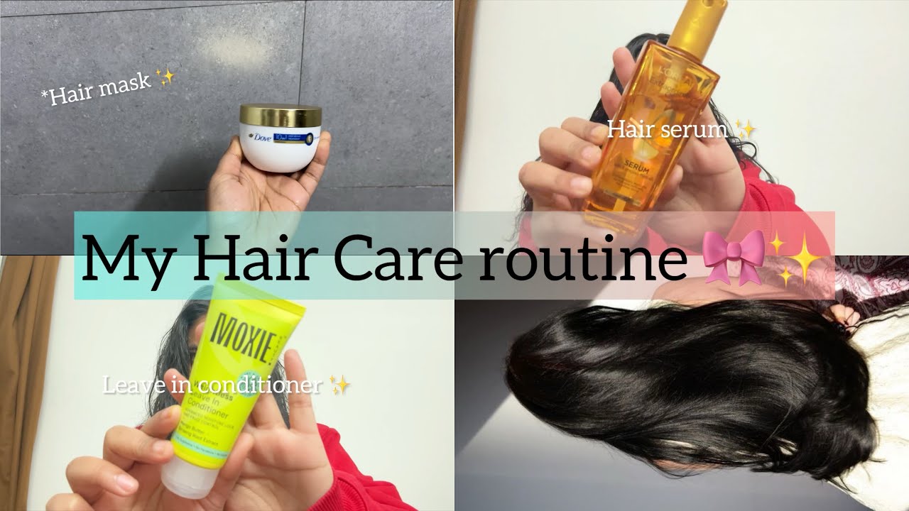 My Haircare Routine 🎀✨ || wavy hair Routine ✨|| VanshikhaKoli ||
