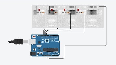Arduino | สอนสร้างบอร์ด "Arduino"ด้วยโปรเเกรม Tinkercad | [EP.4] | สอนLED 5ดวง ติดดับเรียงกัน