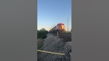 Front locos of BNSF intermodal with 2 LTEX engines!!