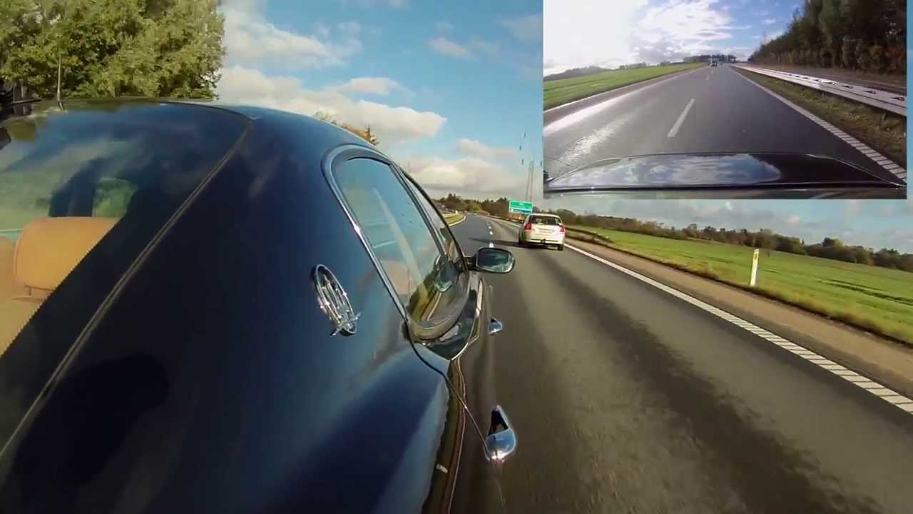 Maserati Quattroporte 180mph (sound by Capristo)