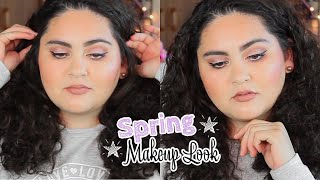 Spring Soft Lavender Glam Makeup Look