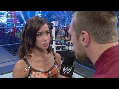 Daniel Bryan tells AJ that he wishes she was never born: SmackDown - April 20, 2012