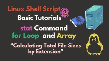 Bash Script for Calculating Total File Sizes by Extension