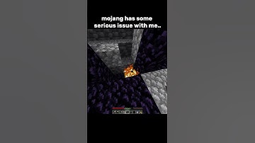 mojang has some serious issues with me...