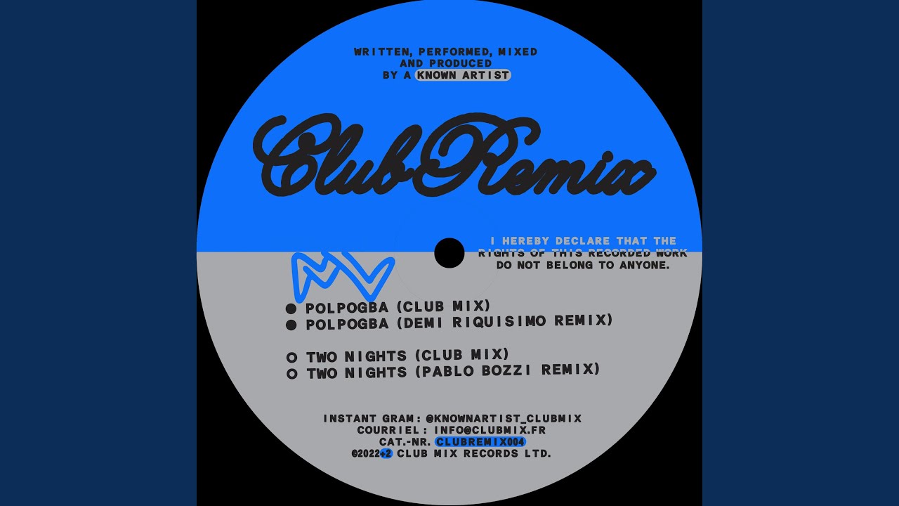 Watch Two Nights (Pablo Bozzi Remix) on YouTube
