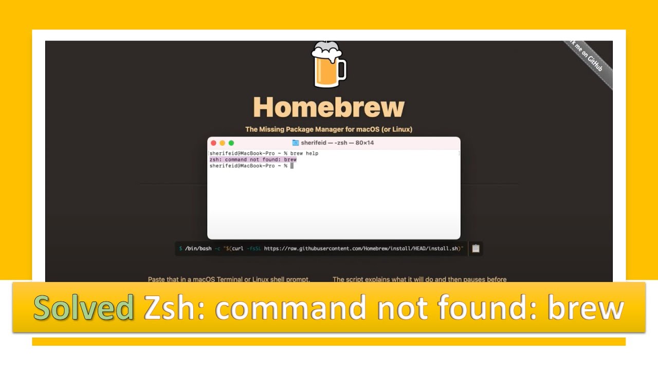 How to solve the homebrew installation problem \