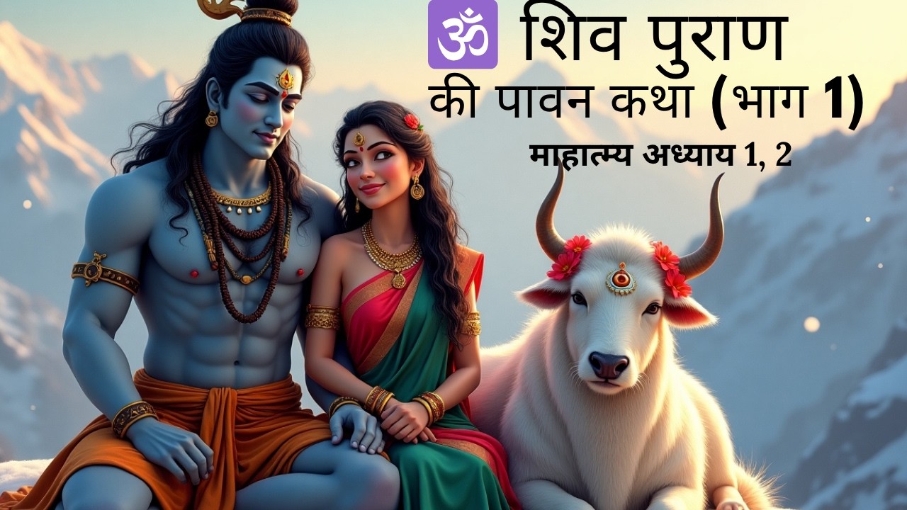 Shiv Mahapuran Katha | शिव महापुराण माहात्म्य अध्याय 1 और 2 |शिव पुराण कथा
