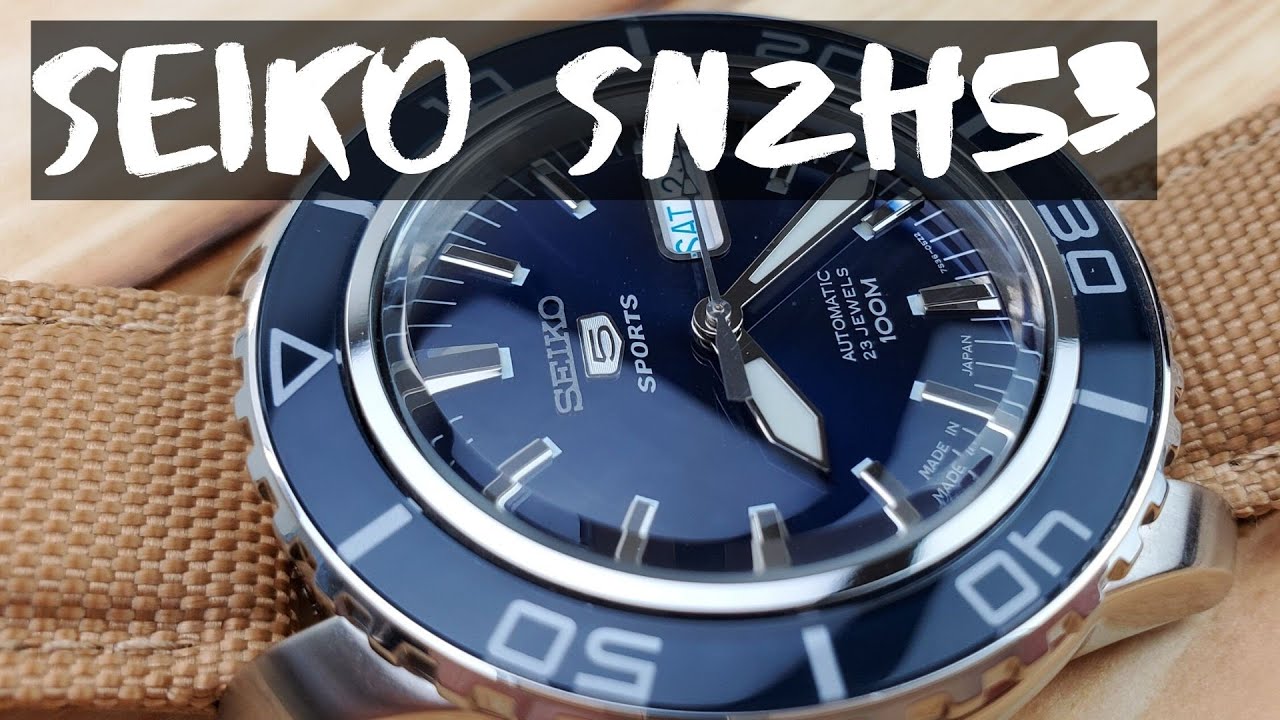 Watch Of The Day The Seiko 5 Sports SNZH53J1! Turns Watch Of The