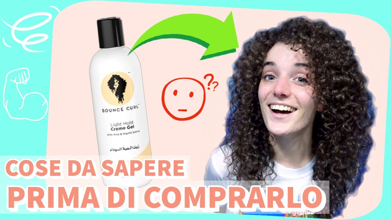 MIGLIOR GEL PER CAPELLI RICCI? Recensione BOUNCE CURL Light Hold Cream Gel 🌺 Prima prova con voi!