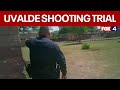 Uvalde Trial: Jurors see officers' body camera video