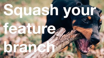 Squash your feature branch before a fast-forward merge! git rebase --interactive or git reset --soft