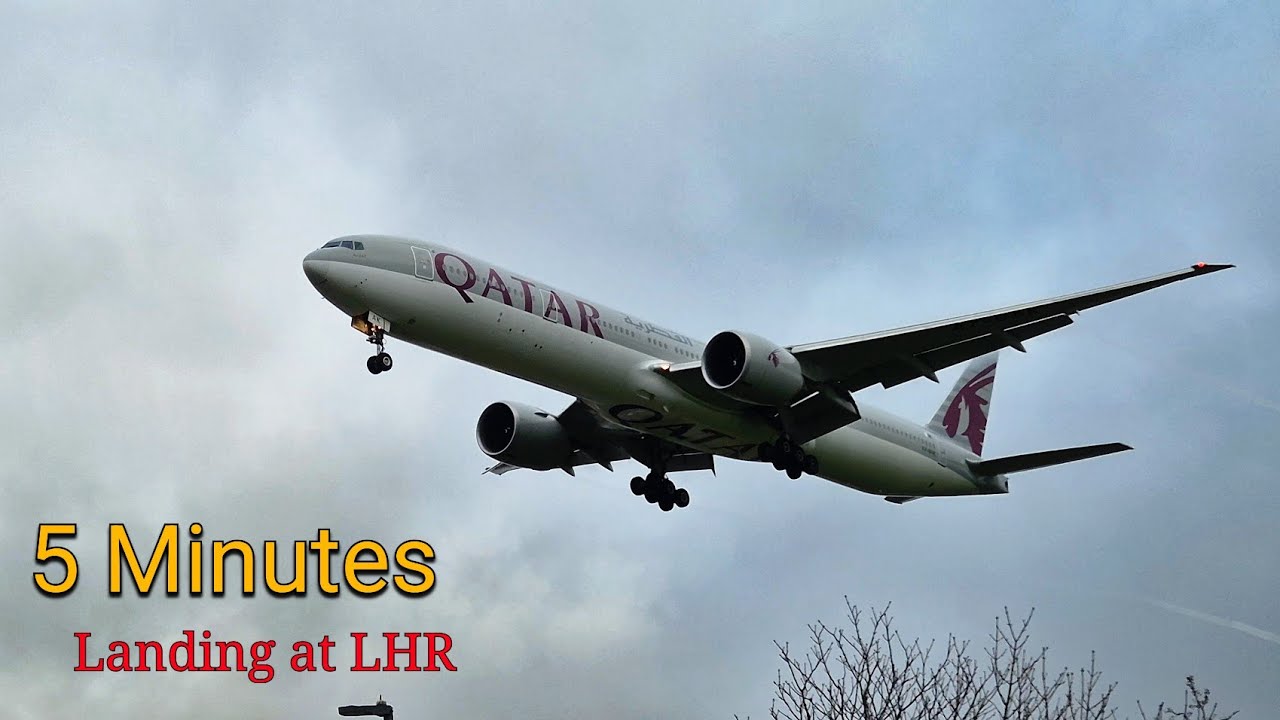 Посадки в лондонском аэропорту Хитроу | Наблюдение за самолетами в Лондоне (LHR) |  году 🇬🇧