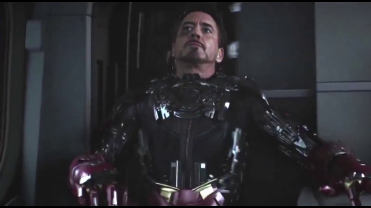 Tony Stark Iron Man Mark 46 Suit Up Slow-Motion Captain America: Civil War