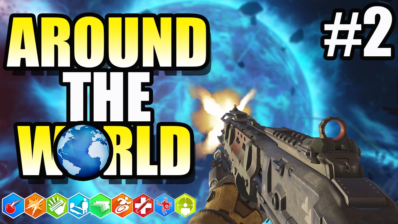 Revelations: "AROUND THE WORLD CHALLENGE" Part2 Love this Gum! (BO3 Revelations Zombies)