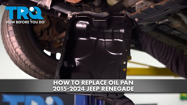 How to Replace Oil Pan 2015-2024 Jeep Renegade