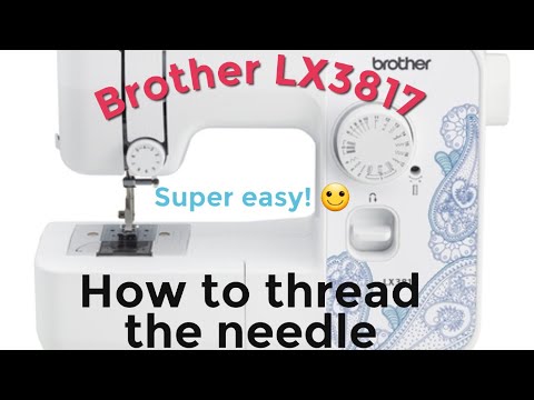 BROTHER LX3817 LOWER THREADING, BOBBIN THREADING