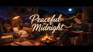 🌌 Peaceful Midnight   Soft Lo Fi Beats for Deep Relaxation & Sleep