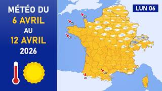 Weather forecast from Monday 6th to Sunday 12th April 2026