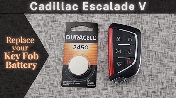 Replace a Cadillac Escalade V 2023-2024 Key Fob Battery