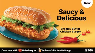 New Creamy Butter Chicken Burger