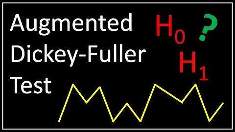 Time Series Talk : Augmented Dickey Fuller Test + Code