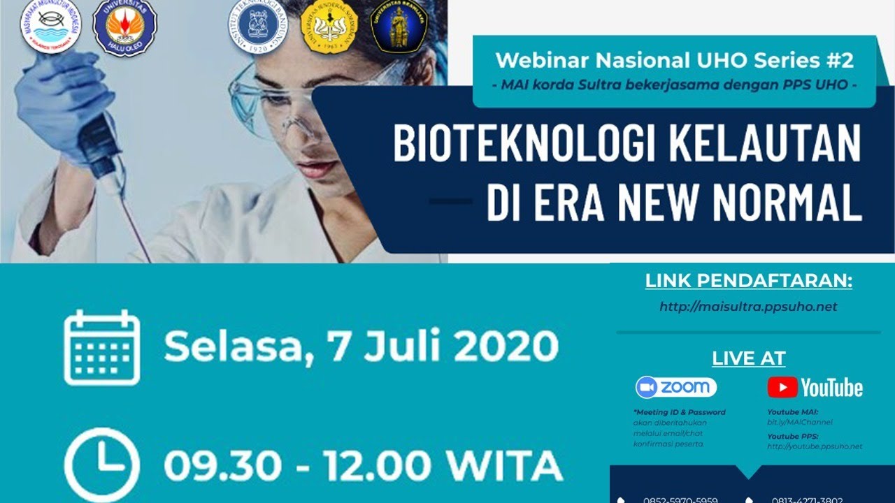 WEBINAR BIOTEKNOLOGI KELAUTAN DI ERA NEW NORMAL