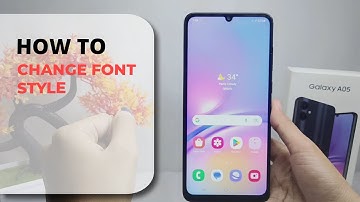 Samsung Galaxy A05/A05s | How To Change The Font Style