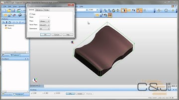 EdgeCAM: Parallel Lace, Making a Surface
