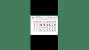 Select Data Without Using Mouse #ExcelTips #ExcelShortcuts #ExcelTricks #KeyboardShortcuts