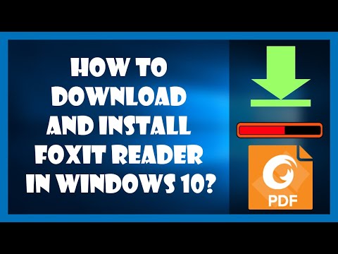 How to download and install Foxit Reader in Windows 10?