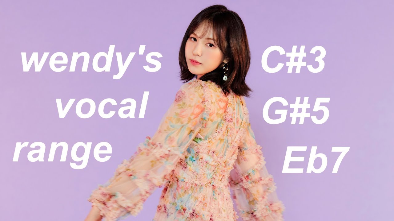 Red Velvet Wendy's Vocal Range [C3 - G#5 - Eb7]
