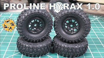 1/24 Scale Axial SCX24 | Proline Hyrax 1.0 vs RC4WD Rock Creeper vs Stock Tire Review & Comparison