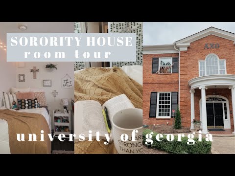 SORORITY HOUSE ROOM TOUR | Alpha Chi Omega at The University of Georgia