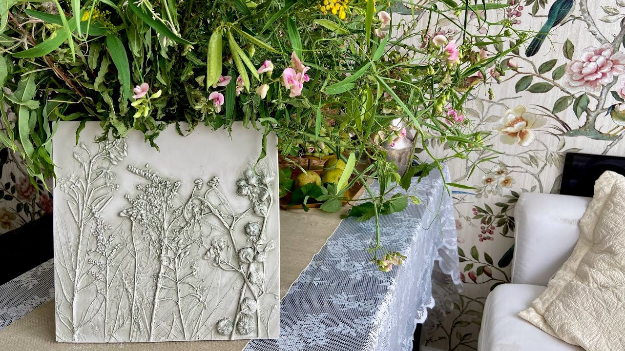 Как я делаю Ботанический барельеф, летнее творчество.
