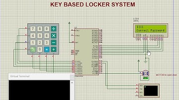 Password based money locker using 8051 microcontroller