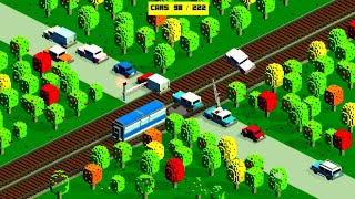 Railroad Crossing - Level Crossing - Train Crash Mania - Train Game - Walkthrough #00053 screenshot 3