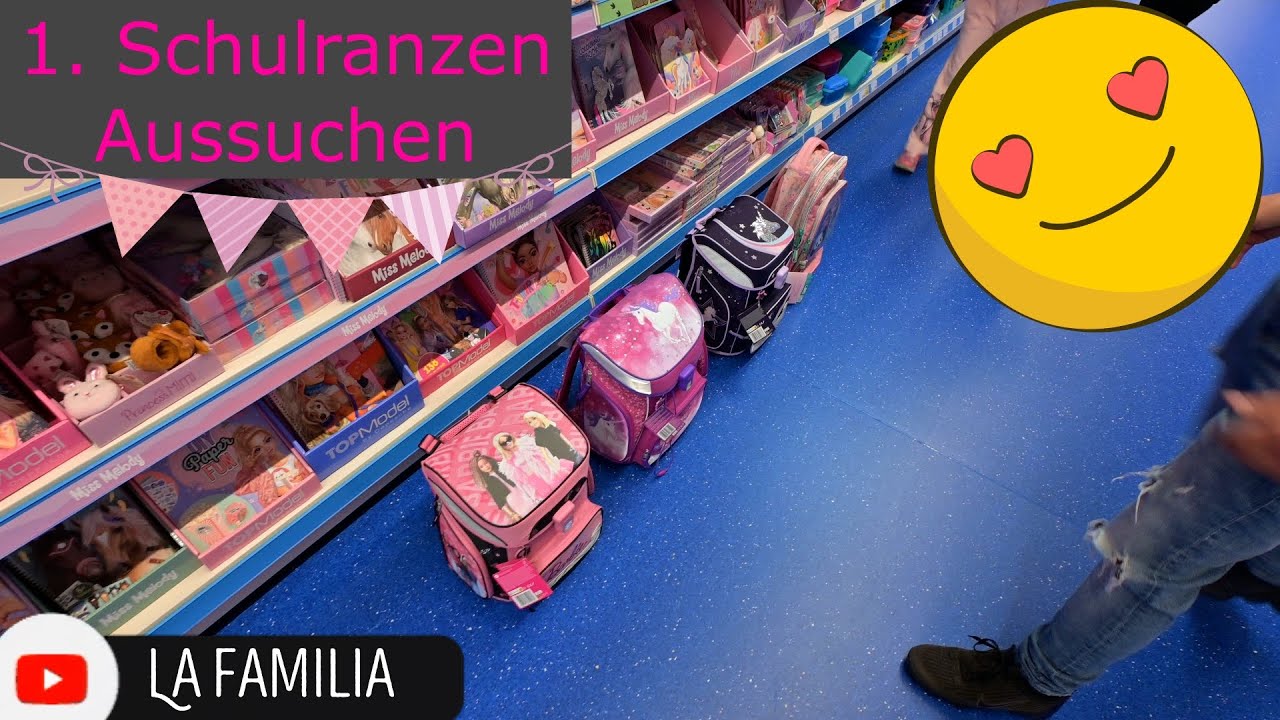 Endlich den Ersten Schulranzen aussuchen...🎒 Welchen wird sie nehmen?? so schnell entschieden!!😱