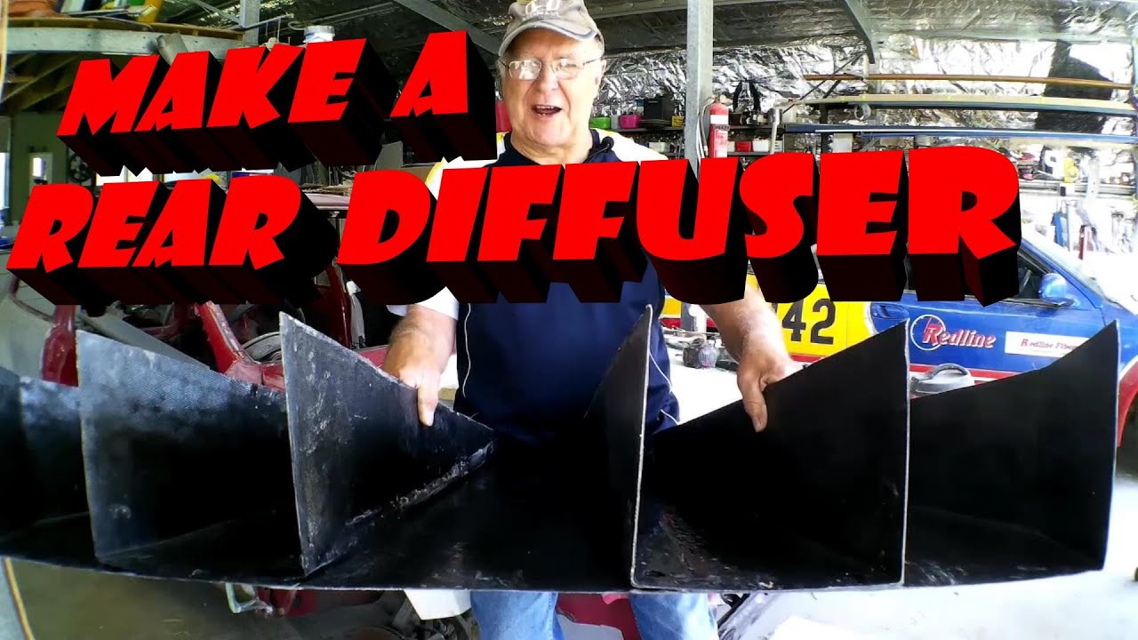 Сделайте задний диффузор