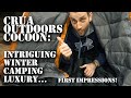 Crua Outdoors Cocoon:   Intriguing Winter Camping Luxury!  First Impressions!