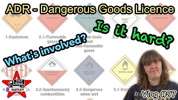 Vlog #97 - Getting my ADR Dangerous Goods Licence (Is it hard?)