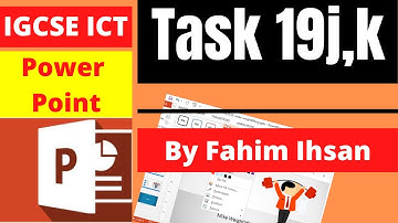 Task 19j,k Adding animations and transitions