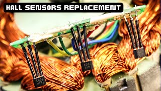 Hall Sensors Replacement on 60V Electric Scooter Motor