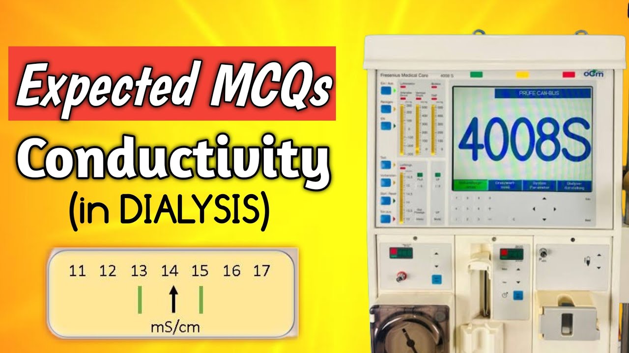 Conductivity in Dialysis - Previous Year & Expected MCQs | PART 2