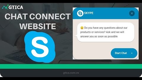 Skype Chat Connect WebSite